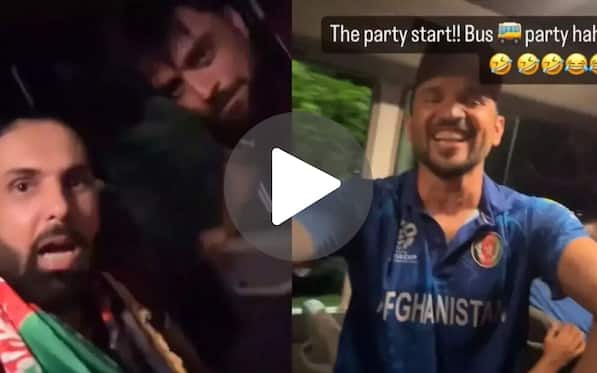 [Watch] Nabi, Rashid, Gulbadin Naib & Other Afghan Stars Dance On DJ Bravo's Song